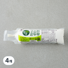 행복한콩 고소한 순두부, 350g, 4개