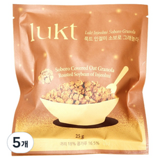 룩트 인절미 소보로 그래놀라, 5개, 25g