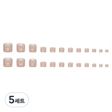 비투윈 패디팁 세트, 5세트, 샤인 핑크 젤타입