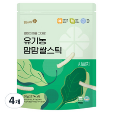 MOMSMI 米餅條, 菠菜, 4個