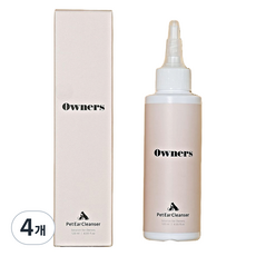 오너스 반려동물 이어 클렌저, 120ml, 4개