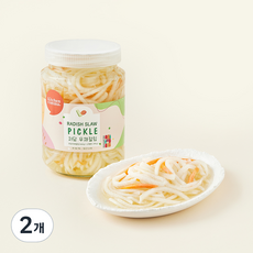 키친콤마 저당 무채절임, 460g, 2개