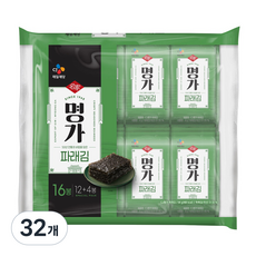 CJ제일제당 명가 파래김, 4g, 32개