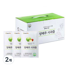 아빠의주스 찢어먹는 양배추 사과즙 30p, 3L, 2박스