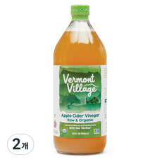 佛蒙特村蘋果醋, 2個, 946ml