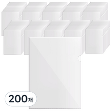 comet A4 L型資料夾, 透明, 200個