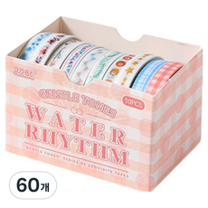 제트에이비씨 다양한 마스킹 테이프 10종 세트, 타입1, 6개