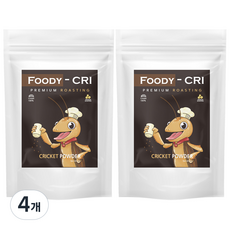 푸디웜 푸디 크리 파충류 양서류 사료, 4개, 50g
