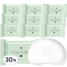 살림백서 소프트 모이스처 목욕비누 플로럴 허브향, 100g, 30개