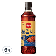 하선정 국산 명품 멸치액젓, 500g, 6개