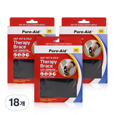 퓨어에이드 핫앤콜드 테라피 멀티 브레이스 냉온찜질팩, 18개