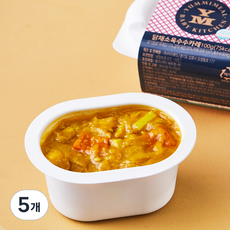 얌이밀 닭채소옥수수카레, 100g, 5개