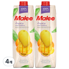Malee 芒果汁, 4件, 1L