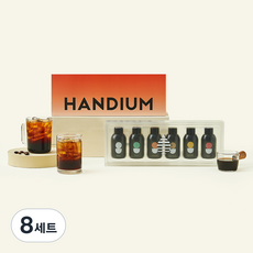 핸디엄 콜드브루 플레이버 컬렉션 50ml x 6종 세트 + 쇼핑백, 8세트