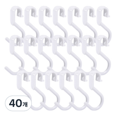 MONACO OLIVE 伸縮桿掛勾, 白色, 40個