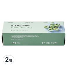 모던하우스 데일리 뽑아쓰는 위생백 30cm x 45cm, 대(L), 140개입, 2개