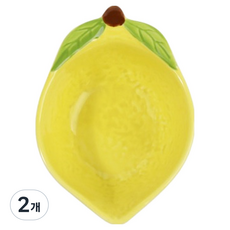 랜보어 소동물 프레쉬 세라믹 식기, 레몬, 2개