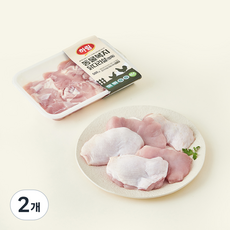 하림 동물복지 인증 닭다리살 (냉장), 500g, 2개