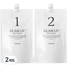 글램업 블랙빼기 탈색제 1제 200ml + 2제 200ml 세트, 2개