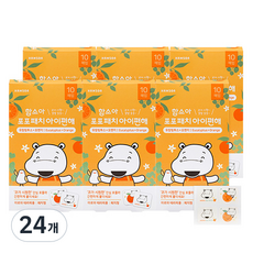 함소아 유칼립투스 오렌지 포포패치 아이편해, 24개, 10매입