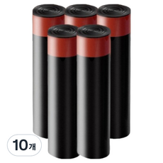 Obel有提繩塑膠袋 酷黑 45*50cm 225入, 20L, 10個