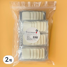 IACTRESS 方形粉撲 60入, 白色, 2個