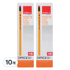 DONG-A 辦公室鉛筆 ONE HB, 120個, 黃色