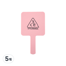 3CE 미니 사각 손거울, 핑크 루머, 5개