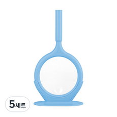 코지라이트 LED 핸디형 돋보기 스카이블루 + 받침대 + 파우치, TB-CL110, 5세트 TB-CL110, 5세트