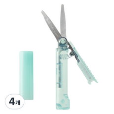 파스티 PLUS 가위 트위기 파우치 SC-100PF, 그린, 4개