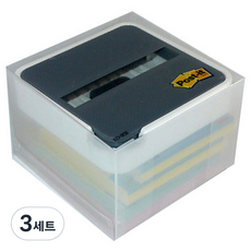 포스트잇 팝업 엣지 디스펜서 ED-330, 혼합색상, 400매, 3세트