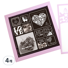 모어댄초콜릿 발렌타인데이 초콜릿 16구, 128g, 4개