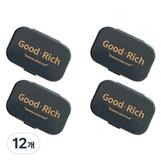 피어니스트 리치 콘텍트 렌즈케이스, 네이비, 12개