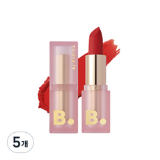 바닐라코 벨벳 블러드 베일 립스틱, OR01 오렌지 블러쉬, 3.7g, 5개