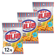 청우식품 옥수수 미니콘, 12개, 50g