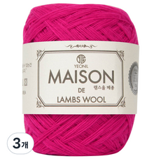 연일섬유 램스울 메종 뜨개실, 4로즈, 3개