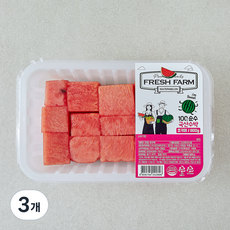 프레시팜 한입 컷수박, 800g, 3개