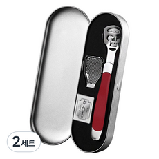 Pavorabo 硬繭足部去角質雞眼剪套組 紅色, 2套