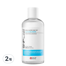 Snp SNP LAB PLUS三重水一步驟卸妝水, 2個