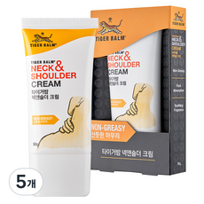 타이거밤 넥앤숄더 크림, 50g, 5개