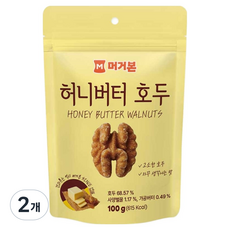 머거본 허니버터 호두, 100g, 2개