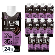 더단백 드링크 다크초코, 330ml, 24개