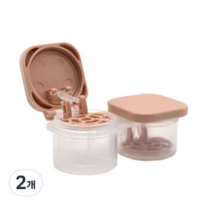 에이홉 올라오는 렌즈 케이스, 핑크, 2개