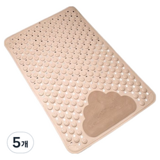 Fotenkit 實用清爽腳底按摩墊 68 x 34 cm, 5個, 棕色