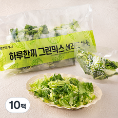 하루한끼 그린믹스 샐러드 채소, 400g, 2개