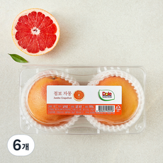 돌 남아공산 점보 자몽, 800g, 6개