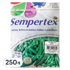 셈퍼텍스 요술풍선 260S, 샴록그린, 250개