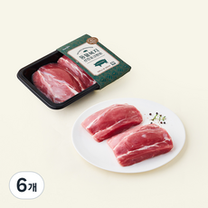선진포크한돈 동물복지 인증 뒷사태 수육용 (냉장), 6개, 500g