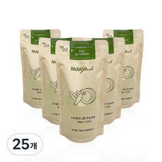 파파야플러스 고추냉이 주방세제 리필 파우치, 25개, 300ml