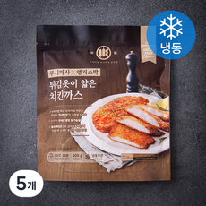 쿠시마사 앵거스박 튀김옷이 얇은 치킨까스 (냉동), 300g, 5개